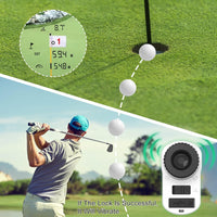 Pilipane Golf Rangefinder, 765Yards Distance Finder with Slope, 6X Magnification, Continuous Measurement for Golfers