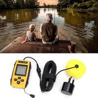 TL88 Fish Finder, Fish Depth Finder with Sonar Sensor Transducer LCD Display Portable Fish Finder for Boat Ice Fishing, Handheld Transducer Fish Finder Kit