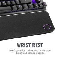 Cooler Master CK530 V2 Tenkeyless Gaming Mechanical Keyboard Blue Switch with RGB Backlighting, On-The-Fly Controls, and Aluminum Top Plate