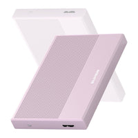 SUHSAI External Hard Drive 500GB USB 3.0 Portable Hard Disk Storage & Memory Expansion HDD, Backup External Hard Drive for Laptop Computer, MacBook, and Desktop (Rose Pink)