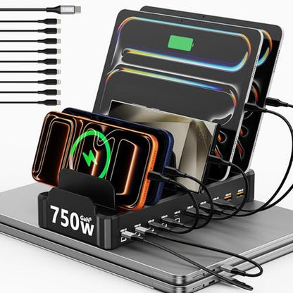750W Charging Station for Multiple Devices – Front View