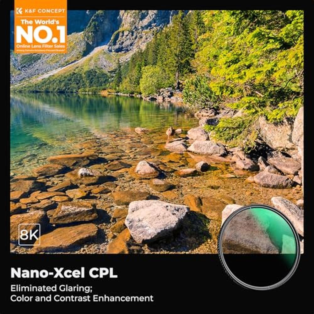 77mm Circular Polarizers Filter – Side View