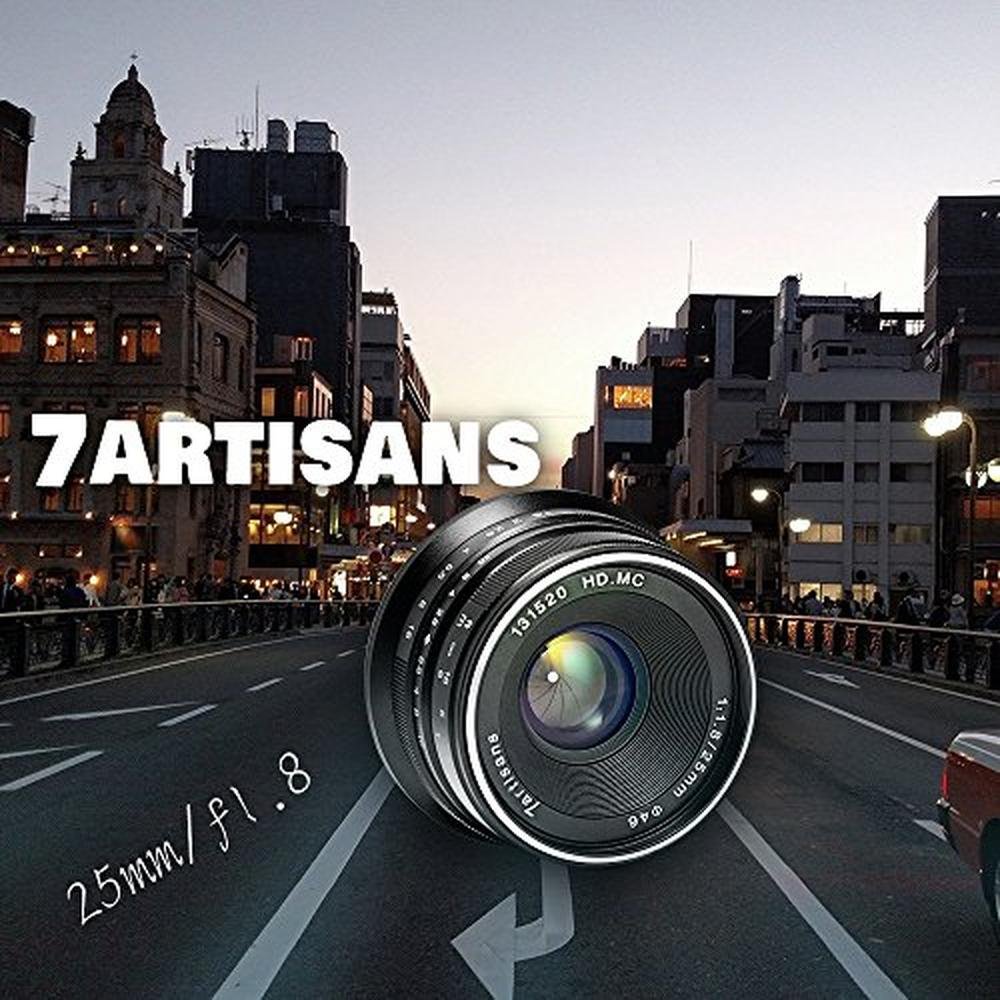 7artisans 25mm: 7artisans 25mm F1.8 APS-C Manual Fixed Lens – Side View