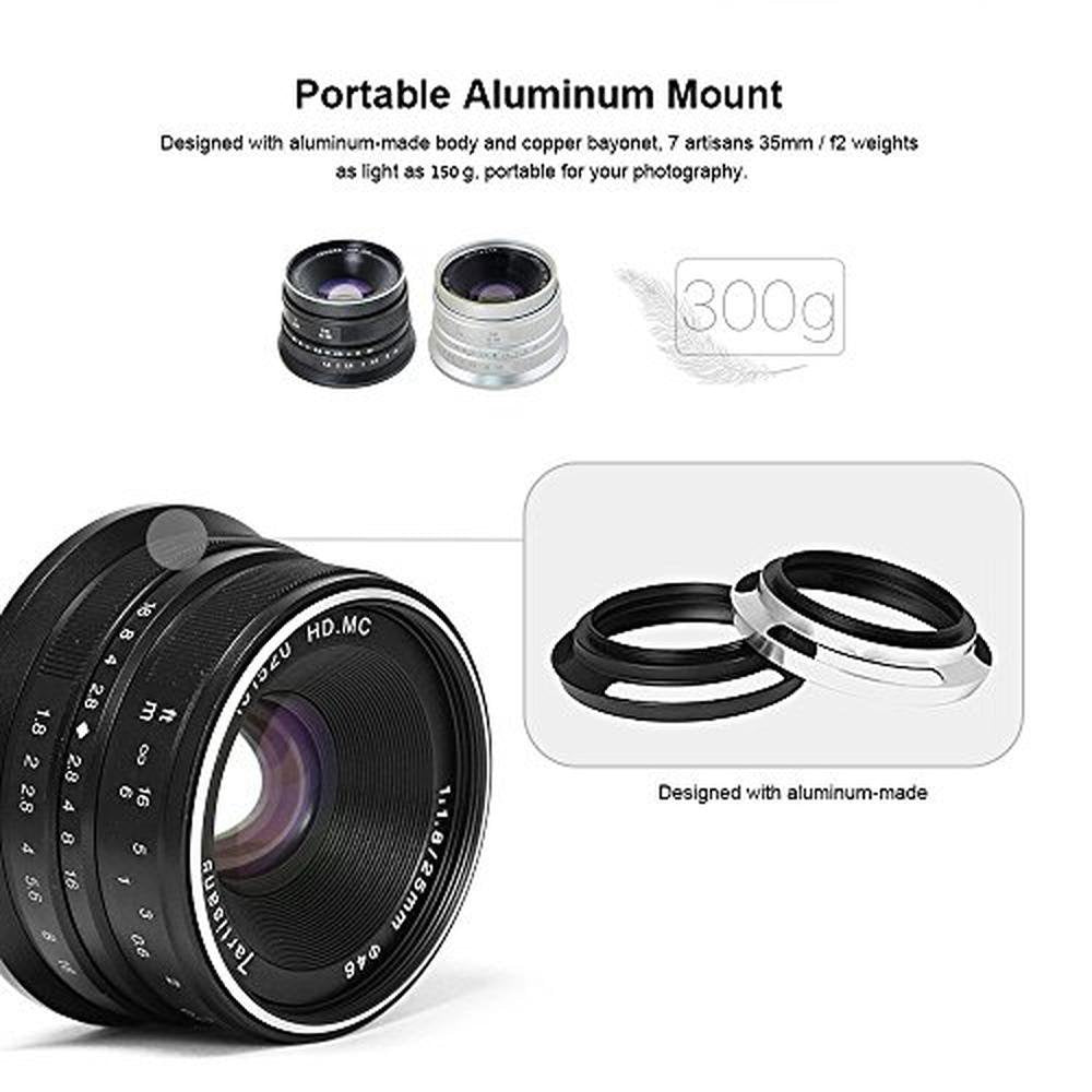 7artisans 25mm: 7artisans 25mm F1.8 APS-C Manual Fixed Lens – Packaging
