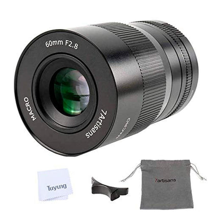 7artisans 60mm: 7artisans 60mm F2.8 APS-C Manual Focus – Front View