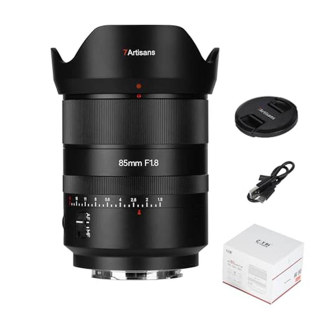 Camera Lens: 7artisans AF 85mm F1.8 Prime Lens – Front View
