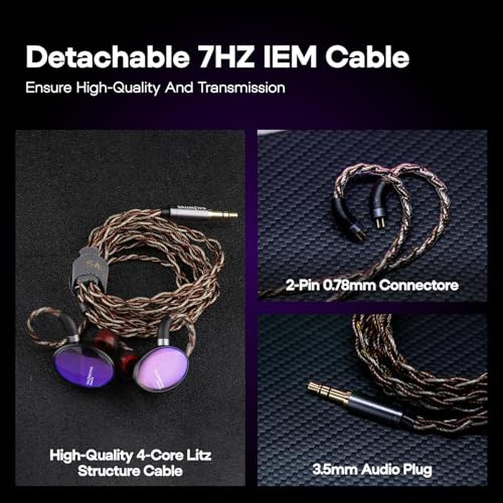 7Hz x Crinacle Salnotes Dioko HiFi 14.6mm Planar Diaphragm – In Use
