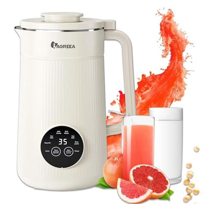 Milk Maker: IAGREEA 8-IN-1 Nut Milk Maker Machine 35 Oz – Front View