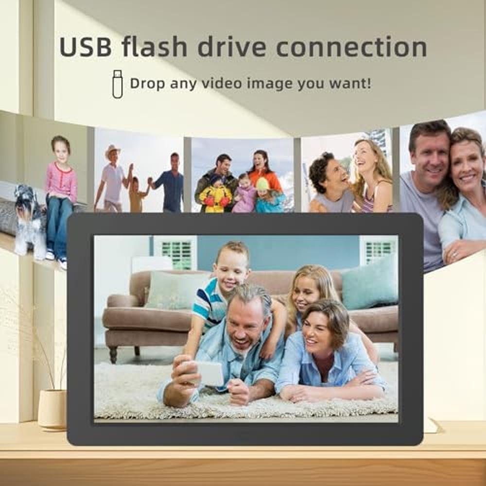 Digital Frame: PiPivision 8 Inch HD Display – Side View