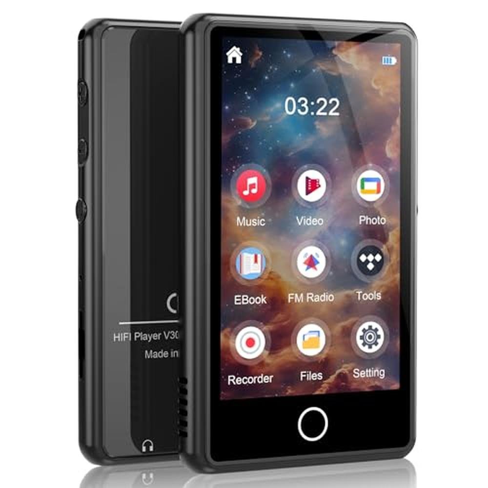 Player Video: 80GB MP3 Music Player with Bluetooth – Front View
