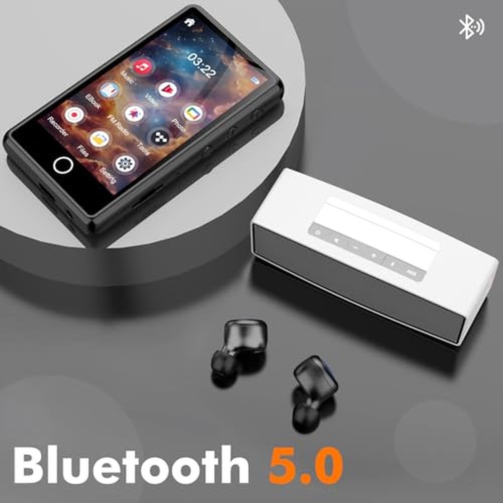 Player Video: 80GB MP3 Music Player with Bluetooth – Side View