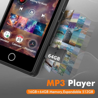 Player Video: 80GB MP3 Music Player with Bluetooth – Close-up Detail