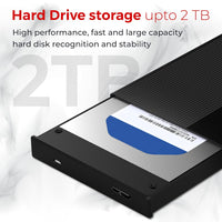 SUHSAI External Hard Drive 200GB USB 3.0 Portable Hard Disk Storage & Memory Expansion HDD, Backup External Hard Drive for Laptop Computer, MacBook, and Desktop (Silver)