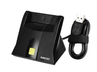 Saicoo Smart Card Reader DOD Military USB Common Access CAC, compatible with Mac OS, Win - Vertical version