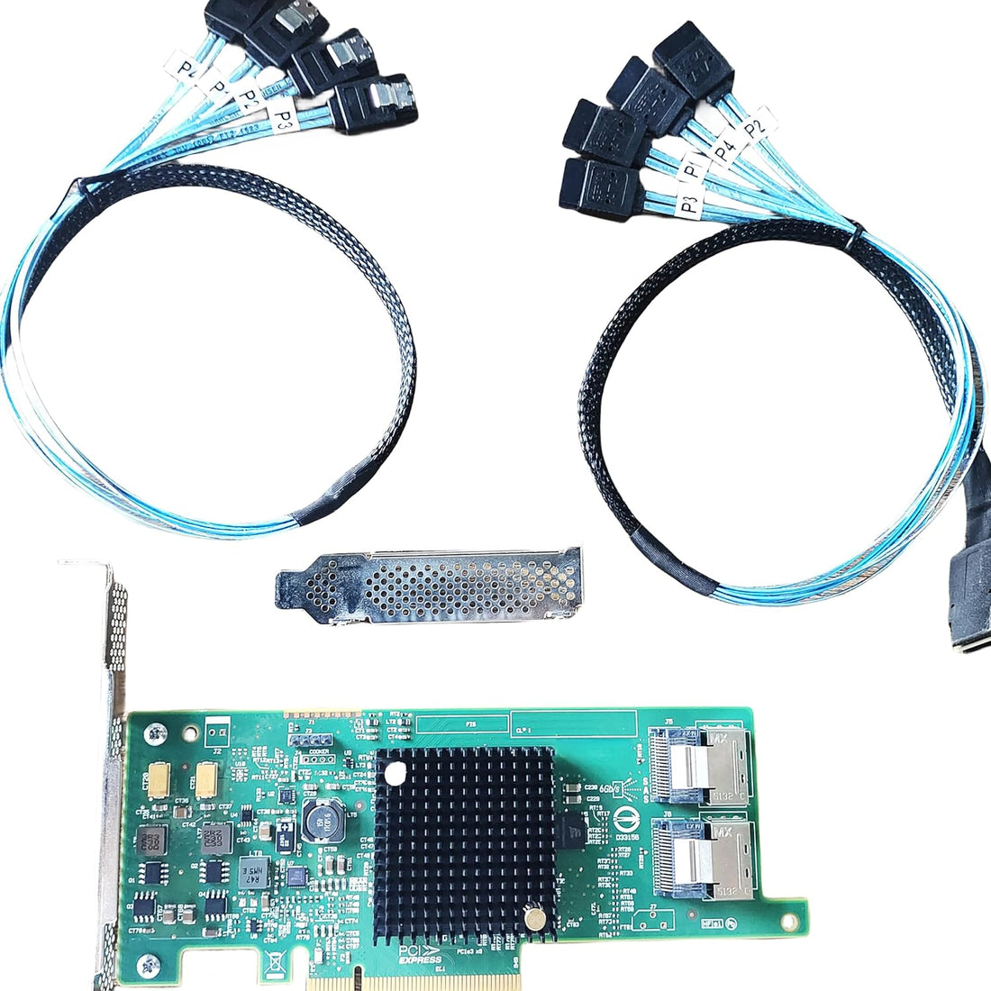 SVNXINGTII 9207-8i 6Gbs SAS 2308 PCI-E 3.0 HBA IT Mode for ZFS FreeNAS unRAID 2*SFF-8087 SATA