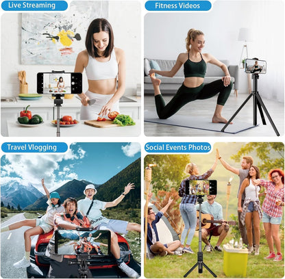 Wireless Magnetic Vlog Selfie Monitor Screen with Remote – Back View