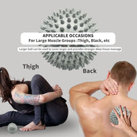 Spiky Massage Balls Deep Tissle Trigger Point Massage Balls Set for Plantar Fasciitis Myofascial Release for Neck Shoulder Back Thigh and Feet