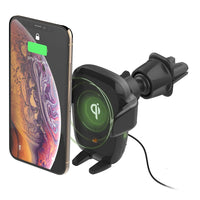 iOttie Wireless Car Charger Auto Sense Qi Charging Automatic Clamping CD + Air Vent Combo Phone Mount for iPhone, Samsung Galaxy, Huawei, LG, Smartphones