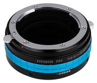 Fotodiox Pro Lens Mount Adapter - Nikon Nikkor F Mount G-Type D/SLR Lens to Fuji Film X-Series Mirrorless Camera Body (X-Mount), with Built-in Aperture Control Dial