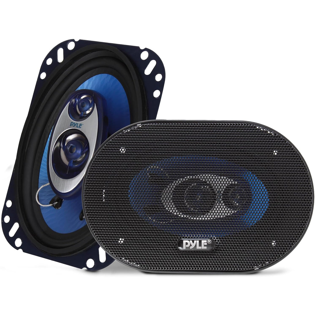 Pyle PL463BL 4-Inch x 6-Inch 240-Watt 3-Way Speakers