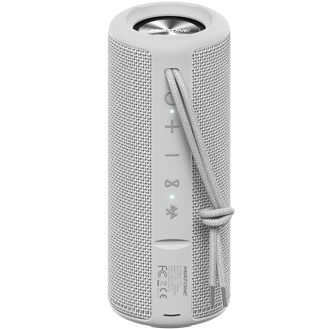 MIATONE Portable Bluetooth Wireless Speaker (Waterproof) (Grey)