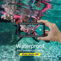 seacosmo Waterproof Case for iPhone 11 Pro, Strong Dust-Proof with Built-in Screen Protector Drop Protection Shock Absorption Case Cover for Apple iPhone 11 Pro (5.8 Inch), Black