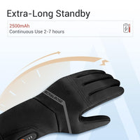 Heated Gloves Liners for Men Women, Winter Warm Gloves Liners for Arthritis Raynaud's, Rechargeable Waterproof Thin Heated Work Gloves for Ski Golf Hiking Driving