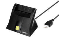 Saicoo Smart Card Reader DOD Military USB Common Access CAC, compatible with Mac OS, Win - Vertical version