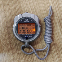 Rolilink Stopwatch with Backlight, Metal Stop Watch 60 Lap Memory Stopwatch Timer, Countdown Timer Stopwatch for Sports, Competitions, Games