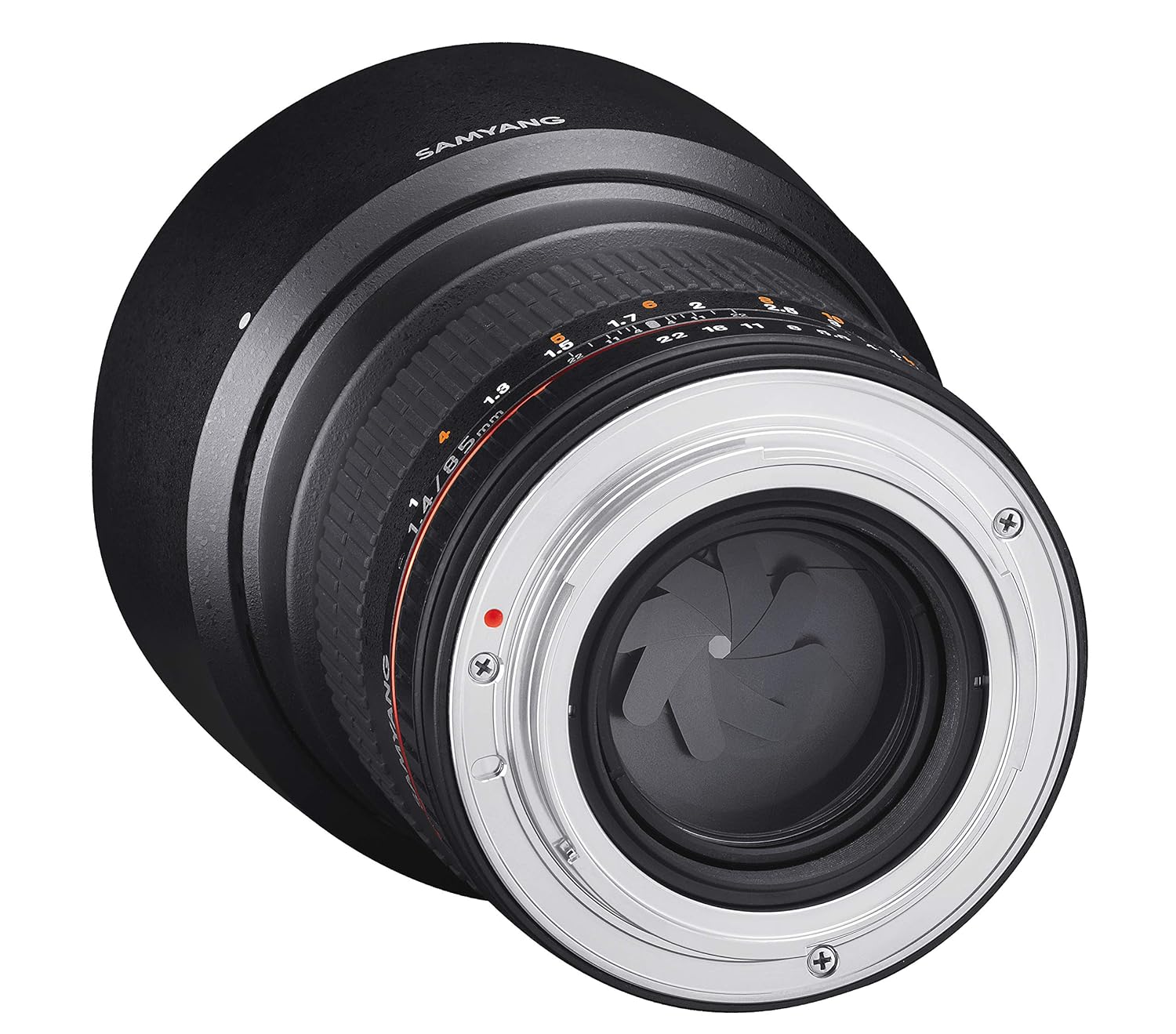 Samyang SY85MAE-N 85mm F/1.4 Prime Lens for Nikon AE (Black)