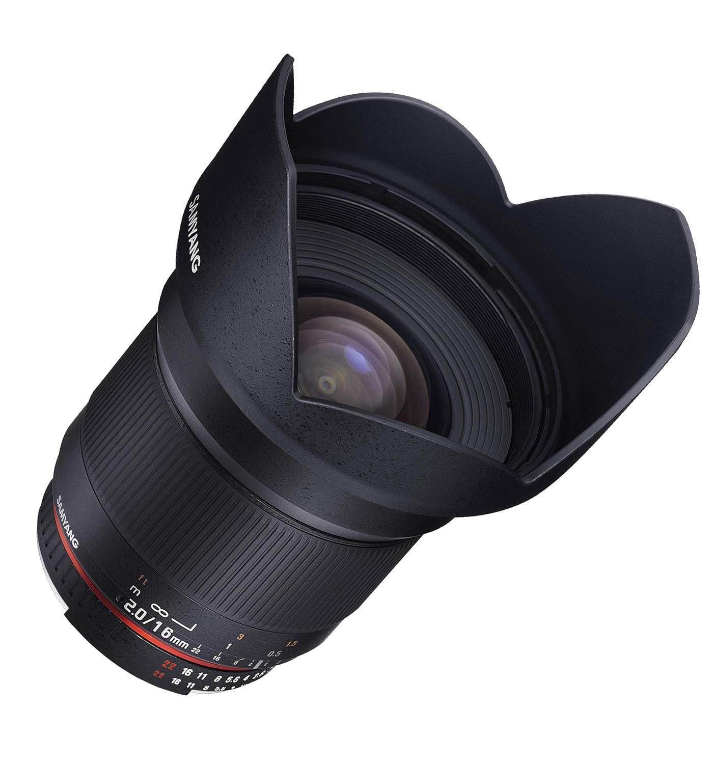 Samyang SY16M-C 16mm f/2.0 Aspherical Wide Angle Lens for Canon EF Cameras