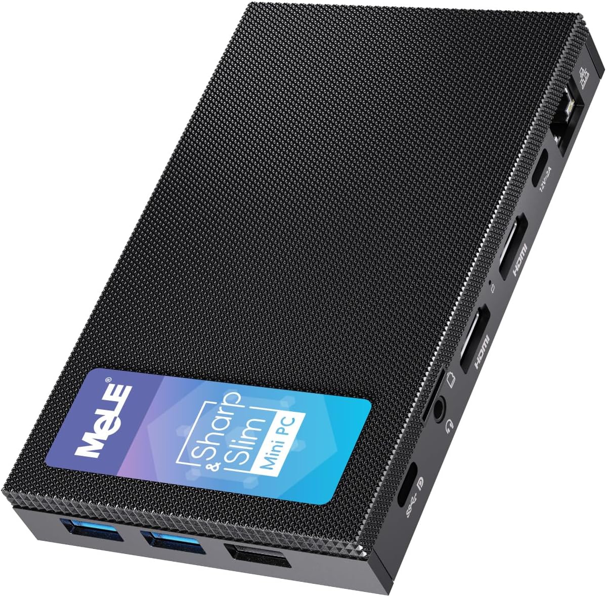 MeLE Fanless Mini PC Quieter 4C – Front View
