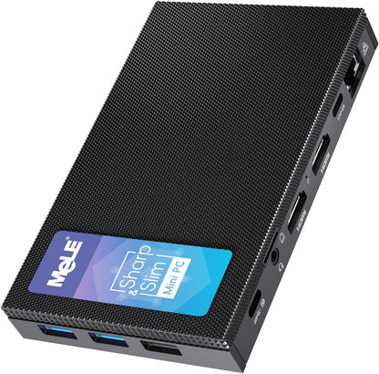 MeLE Fanless Mini PC Quieter 4C – Front View
