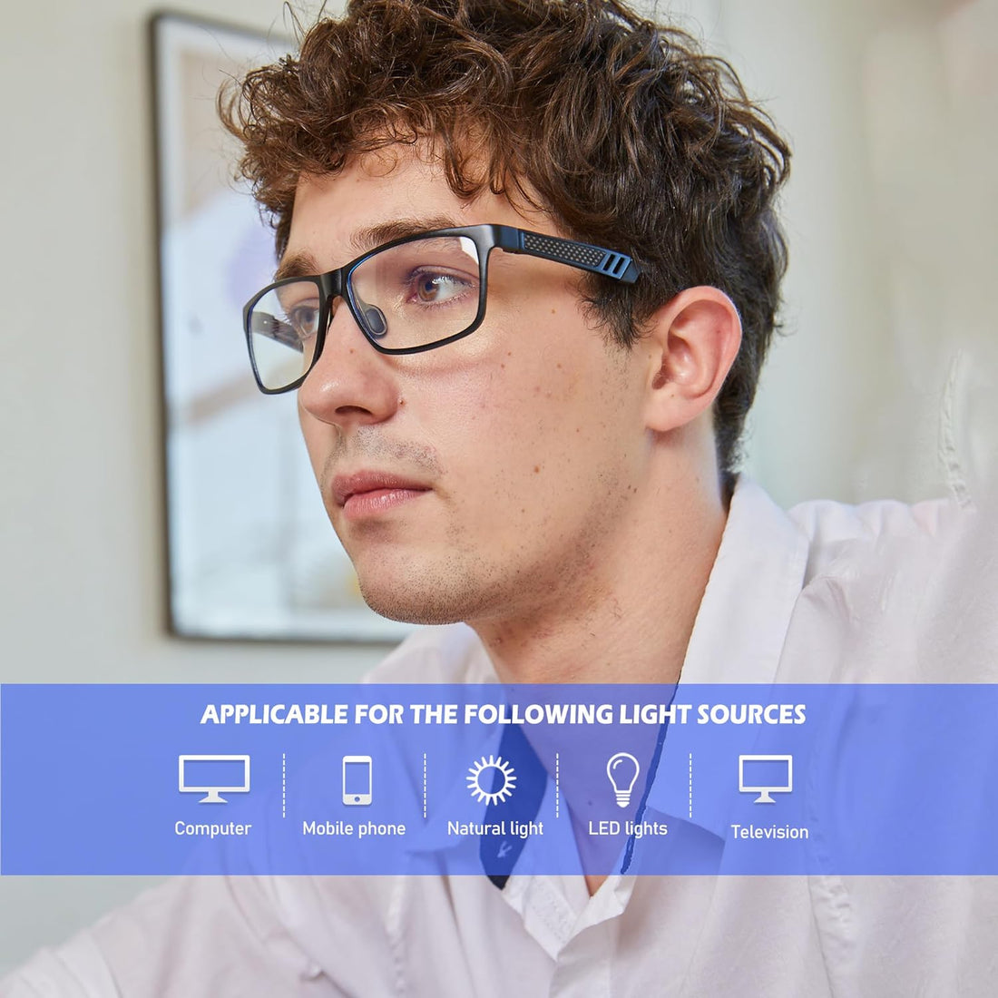 ANYLUV Blue Light Blocking Glasses - Computer Reading Glasses for Men Women - Anti Glare/Scratch/Smudgy Safey Screen Eyewear…
