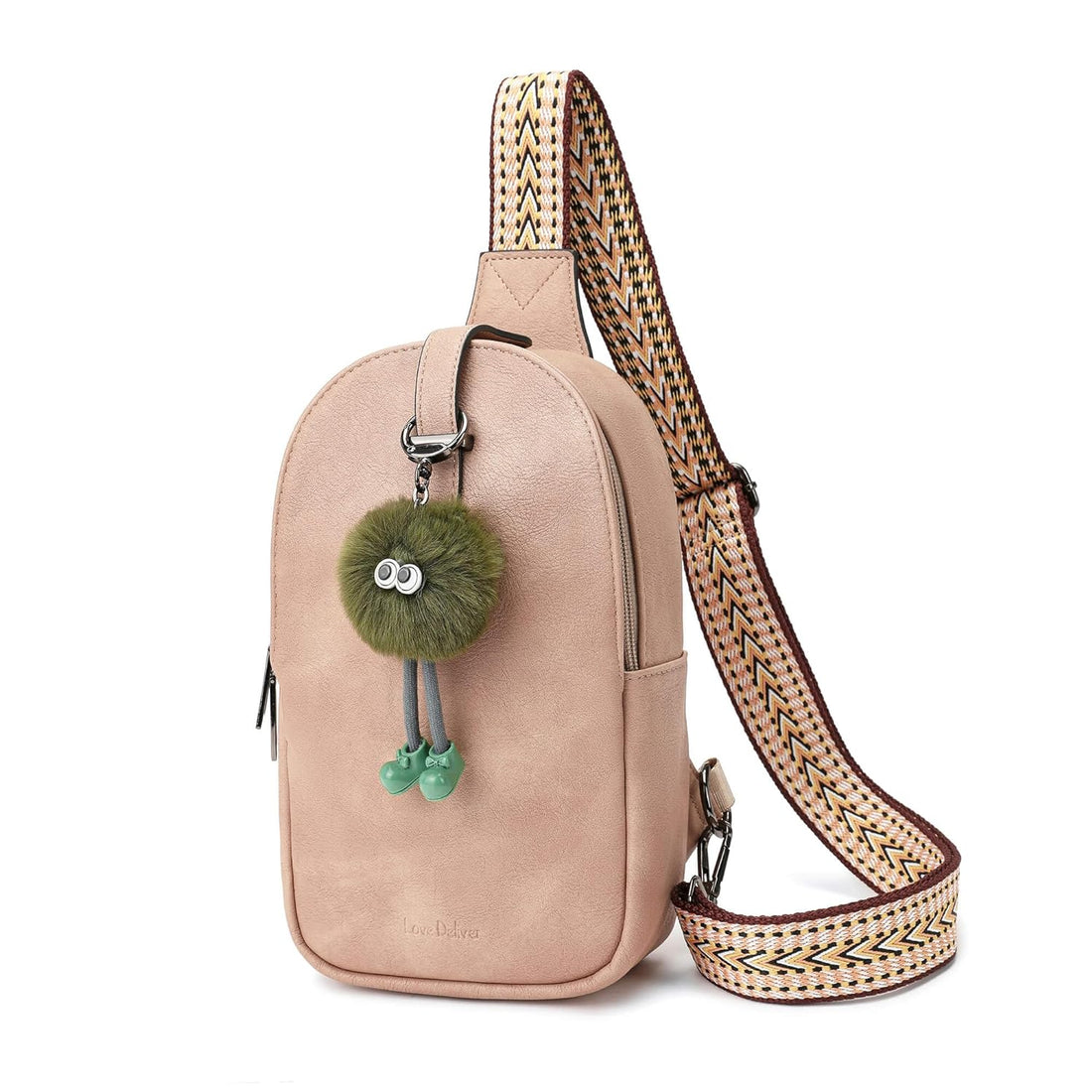 Crossbody Mini Belt Waist Bags For Wome Fashion Waist Pack(Apricot), Apricot