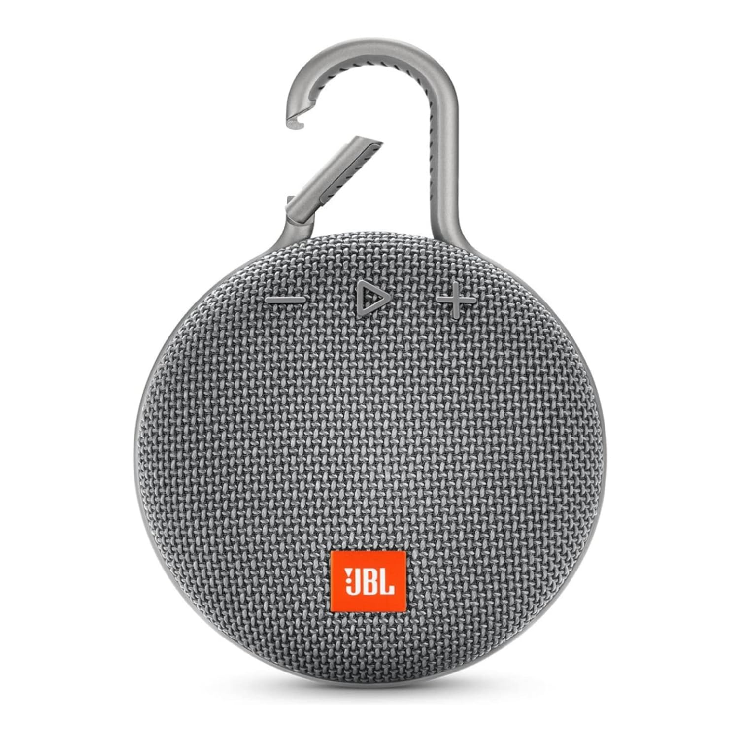 JBL Clip 3 Portable Waterproof Wireless Bluetooth Speaker for Bathroom - Gray