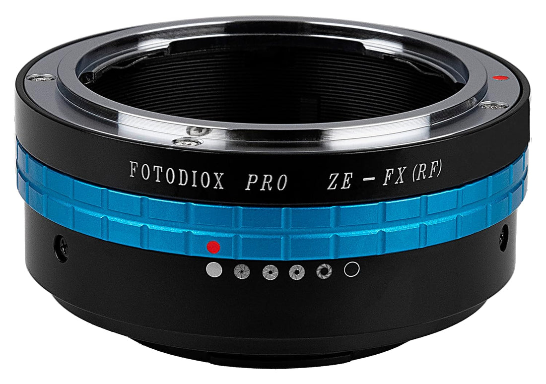Fotodiox Pro Lens Mount Adapter - Mamiya 35mm (ZE) SLR Lens to Fuji Film X-Series Mirrorless Camera Body (X-Mount)