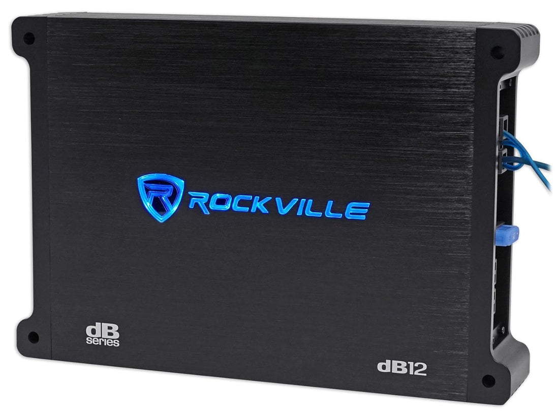 Rockville dB12 2000w Peak / 500w RMS @ 2 Ohm CEA Compliant Mono Car Amplifier
