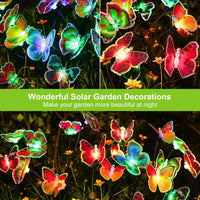 AHAORIGIN Solar Garden Lights, Butterfly Solar Swaying Lights