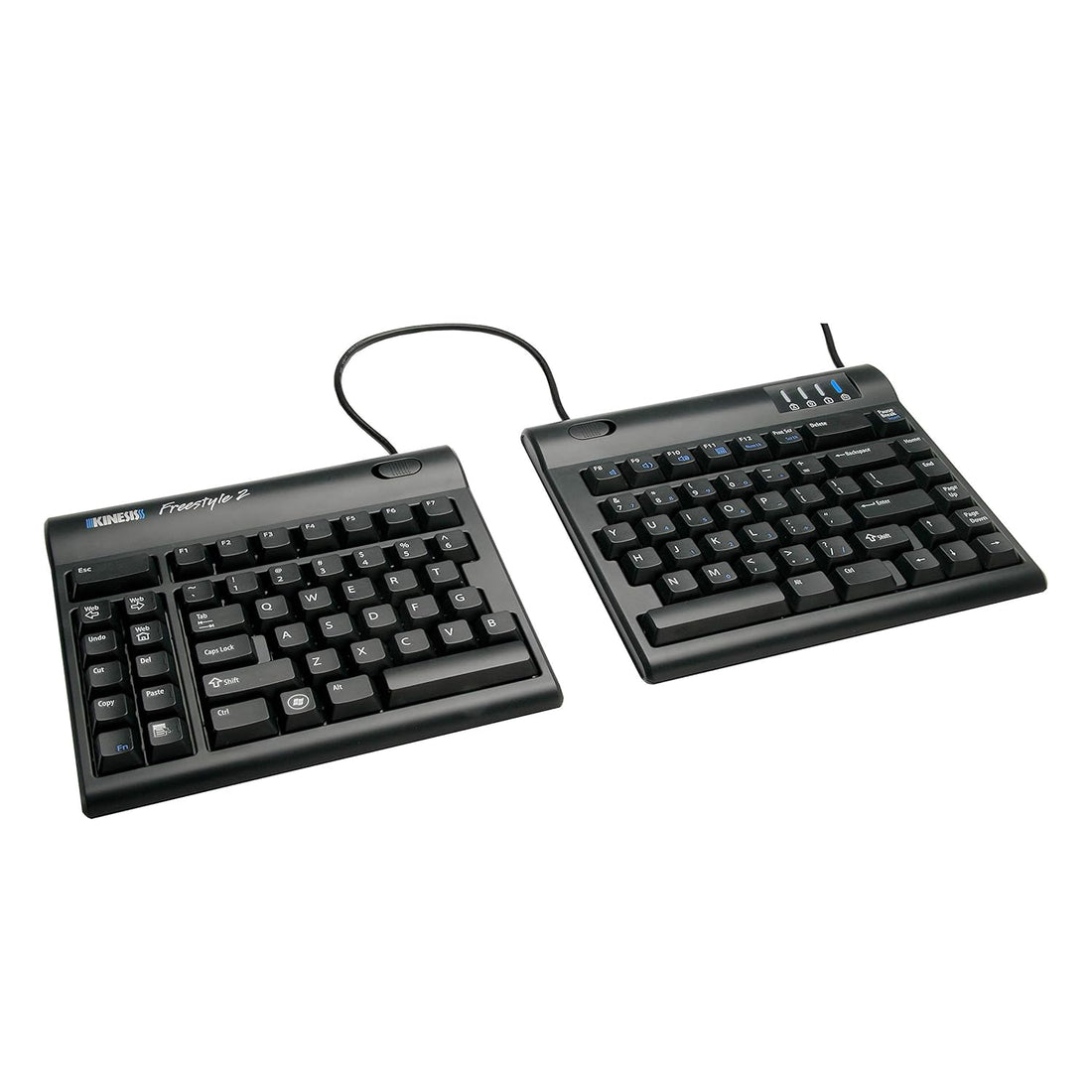 KINESIS Freestyle2 Keyboard, Wired (Pack of 1), Black