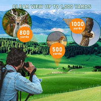 Herwicm 10x42 Binoculars, Outdoor and Bird-Watching Binoculars, Full Multilayer Coating with BaK-4 Prism, for Bird-Watching Cruise Trips Binoculars for Adults