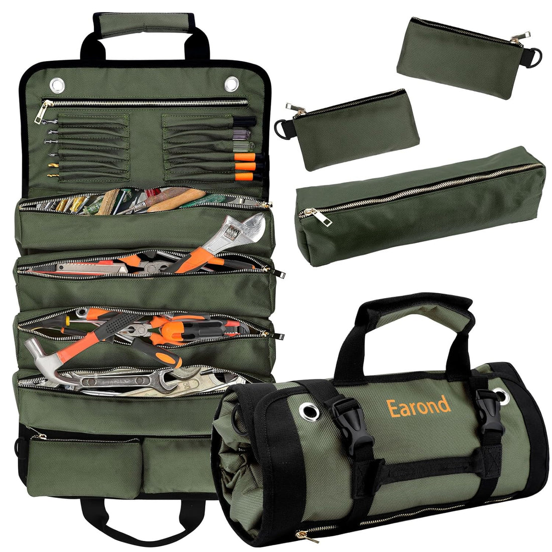EAROND Roll Tool Bag (Army Green)