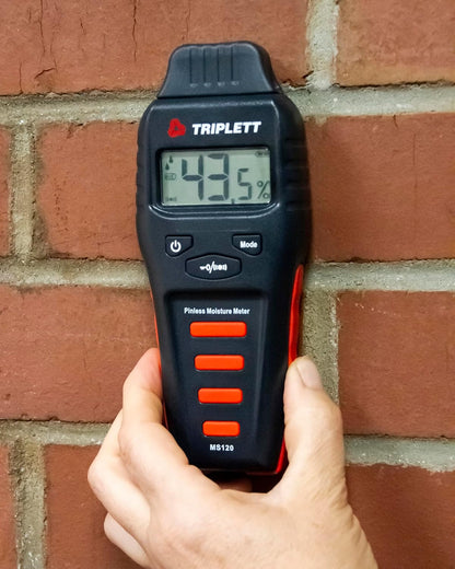 Triplett MS120 Pinless Moisture Meter for Wood and Building – Close-up Detail
