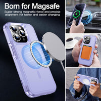 MOZOTER Magnetic for iPhone 150 Pro Case,[12 FT Shockproof Compatible with Magsafe][Heavy Duty]-Light Purple