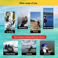 Handheld Fish Finder Portable Fishing Kayak Fishfinder Fish Depth Finder Fishing Gear with Sonar Transducer and LCD Display