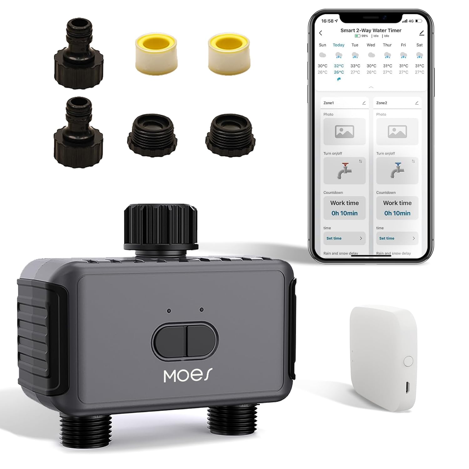 Outdoor Living  Gardening  Watering Equipment  Watering Hoses & Accessories  Hose Parts & Connectors