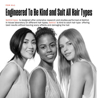 Bekind Apex 2-in-1 Hair Straightener Flat Iron, Straightener and Curler, Flat Iron for All Hair Styles, 15s Fast Heating, 5 Temperature Settings, Gift for Girls Women - Gray