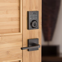 Kwikset 99130-009 Smartcode 913 Contemporary Electronic Deadbolt Featuring Smartkey In Venetian Bronze