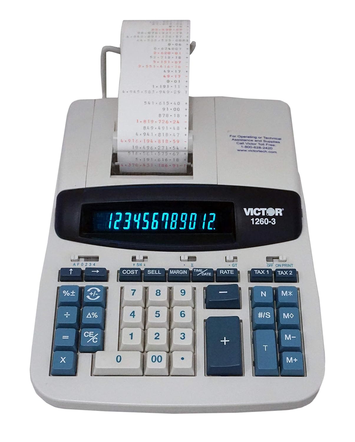 Victor 1260-3 Desktop Calculator