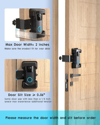 Anti-Theft Doorbell Mount,Adjustable Height(3.7’’-5.1’’), Compatible with Most Brand Video Doorbell,No-Drill & Easy to Install